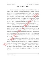 Thực trạng sản xuất, kinh doanh của trang trại hộ gia đình ông lê tài chất ở xã thanh mỹ   huyện thanh chương   tỉnh nghệ an 