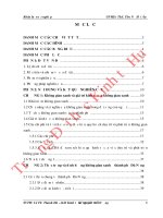 Đánh giá hiệu quả kinh tế của việc duy trì và phát triển không gian xanh ở thành phố đà nẵng 