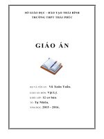 Giao an theo chu de vat ly 12