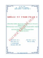 Tình hình thực hiện kế hoạch đầu tư xây dựng cơ bản từ nguôn vốn ngân sách nhà nước trên địa bàn huyện đức thọ tỉnh hà tĩnh giai đoạn 2010 2012 