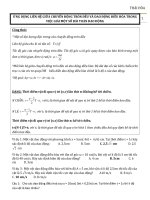 ỨNG DỤNG LIÊN hệ GIỮA CHUYỂN ĐỘNG TRÒN đều và DAO ĐỘNG điều hòa TRONG VIỆC GIẢI một số bài TOÁN DAO ĐỘNG