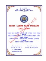 Nâng cao hiệu quả sử dụng vốn NSNN đầu tư xây dựng kết cấu hạ tầng giao thông đường bộ huyện quảng điền, tỉnh thừa thiên huế 