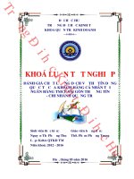 Đánh giá chất lượng dịch vụ thẻ tín dụng quốc tế của khách hàng cá nhân tại ngân hàng TMCP sài gòn thương tín  chi nhánh quảng trị 