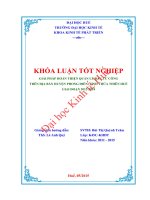 Giải pháp hoàn thiện quản lý đầu tư công trên địa bàn huyện phong điền, tỉnh thừa thiên huế giai đoạn 2012 2014 