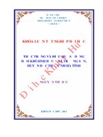 Thực trạng và hiệu quả sử dụng hầm khí sinh học trong xử lý chất thải chăn nuôi ở xã trường sơn, huyện đức thọ, tỉnh hà tĩnh 