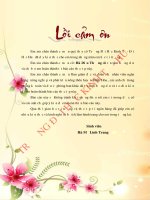 MỘT số GIẢI PHÁP NHẰM HOÀN THIỆN NGHIỆP vụ kế TOÁN CHO VAY tại NGÂN HÀNG NÔNG NGHIỆP và PHÁT TRIỂN NÔNG THÔN HUYỆN MINH hóa 