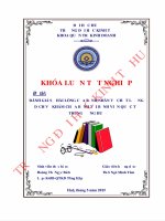 Đánh giá sự hài lòng của bệnh nhân về chất lượng dịch vụ khám chữa bệnh tại bệnh viện quốc tế trung ương huế 