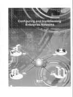 Configuring and implementing enterprise networks 
