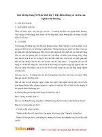 Giải bài tập trang 38 SGK Sinh lớp 7: Đặc điểm chung và vai trò của ngành ruột khoang