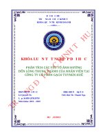 Phân tích các yếu tố ảnh hưởng đến lòng trung thành của nhân viên tại công ty cổ phần gạch tuynen huế 