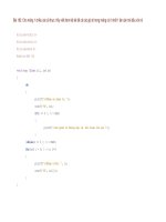 Các bài tập tìm kiếm và liệt kê trong ngôn ngữ lập trình c   bài 6 