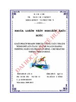 Giải pháp hoàn thiện công tác thẩm định dự án đầu tư tại ngân hàng thương mại cổ phần chi nhánh an bình thừa thiên huế 
