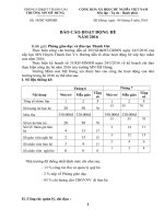 Bao cao hoat dong he nam 2016 