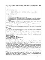 dạy học tích hợp anh 9