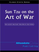 Tài liệu the art of war  english (bản tiếng anh)
