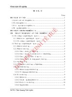 Hiệu quả hoạt động tín dụng tại ngân hàng thương mại cổ phần nam việt chi nhánh thừa thiên huế 