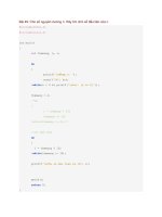 bài tập c   cho số nguyên dương n  hãy tìm chữ số đầu tiên của n 