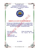 Đánh giá tình hình huy động và sử dụng vốn tại công ty CPXD DVTM sông la trên địa bàn huyện đức thọ  tỉnh hà tĩnh 