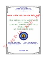 Ảnh hưởng của làng nghề đúc đồng đến môi trường sống của người dân ở thành phố huế 