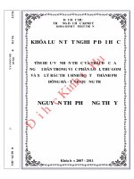 Tìm hiểu về nhận thức và thái độ của người dân trong việc phân loại, thu gom và xử lý rác thải sinh hoạt ở thành phố đông hà   tỉnh quảng trị 