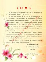 Đánh giá hiệu quả công tác kiểm soát hoạt động cho vay tại NHNo đông hà, quảng trị 