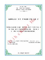 Nâng cao hiệu quả huy động vốn tiền gửi tiết kiệm tại NH TMCP á châu – chi nhánh huế 