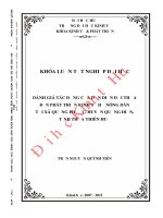 Đánh giá tác động của dồn điền đổi thửa đến phát triển kinh tế hộ nông dân tại xã quảng phước, huyện quảng điền, tỉnh thừa thiên huế 