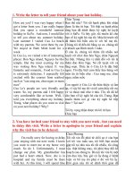 Các bài viết thư mẫu