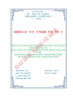 Một số giải pháp nhằm nâng cao công tác quản lý đầu tư xây dựng cơ bản sử dụng nguồn vốn ngân sách nhà nước trên địa bàn huyện thạch hà, tỉnh hà tĩnh 