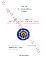 Phân tích những yếu tố ảnh hưởng đến động lực làm việc của nhân viên tại khách sạn moonlight huế 