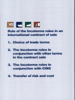 Part 7   role of the incoterms       annexes 