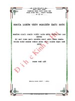 Những giải pháp việc làm bền vững cho lao động ở xã vinh hải, huyện phú lộc, tỉnh thừa thiên huế nhằm thích ứng với biến đổi khí hậu 