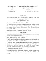 Quyết định 1980/QĐ-TTg Bộ tiêu chí quốc gia về xã nông thôn mới giai đoạn 2016-2020