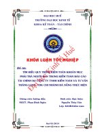 Tìm hiểu quy trình kiểm toán khoản mục nợ phải trả người bán trong kiểm toán báo cáo tài chính do công ty TNHH kiểm toán và tư vấn thăng long TDK chi nhánh đà nẵng thực hiện 
