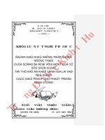 Đánh giá khả năng tiếp nhận nước thải của sông ba đối với một số cở sở sản xuất tại thị xã an khê tỉnh gia lai và đề xuất các giải pháp cho phát triển bền vững 