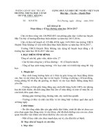 KẾ HOẠCH HOẠT ĐỘNG Y TẾ HỌC ĐƯỜNG 16 17