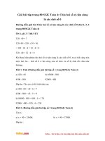 Giải bài tập trang 80 SGK Toán 4: Chia hai số có tận cùng là các chữ số 0