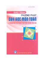 dạy học môn toán ở phổ thông theo hướng tích hợp