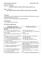 Giáo án vnen toán 6 phần hình học