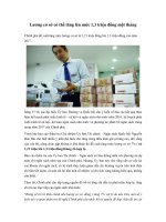 Lương cơ sở có thể tăng lên mức 1,3 triệu đồng một tháng