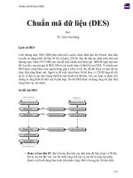 Chuẩn mã dữ liệu (DES) 