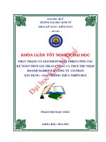 Thực trạng và giải pháp hoàn thiện công tác kế toán thuế GTGT, thuế TNDN tại công ty cổ phần xây dựng giao thông thừa thiên huế 