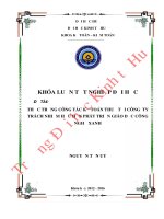 Thực trạng công tác kế toán thuế tại công ty TNHH phát triển giáo dục công nghệ xanh 