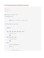 Viết chương trình nhập tháng năm 