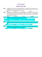 Bài tập phản ứng đốt cháy 2