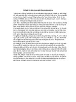 Thế giới kỳ diệu trong bài cổng trường mở ra là gì?