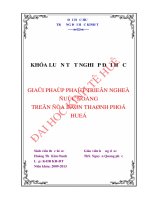 Giải pháp phát triển nghề đúc đồng trên địa bàn thành phố huế 