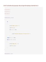 Tìm số hoàn thiện cuối cùng trong mảng 1 chiều các số nguyên  nếu mảng không có số hoàn thiện thì trả về   1 