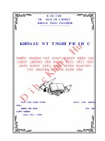 Thực trạng và giải pháp nâng cao chất lượng tín dụng hộ sản xuất tại ngân hàng nông nghiệp  phát triển nông thôn   chi nhánh huyện bình sơn, quảng ngãi 