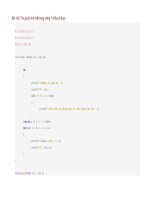 Tìm giá trị nhỏ nhất trong mảng 1 chiều số thực 